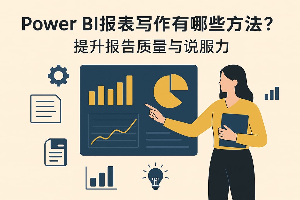 Power BI报表写作有哪些方法？提升报告质量与说服力